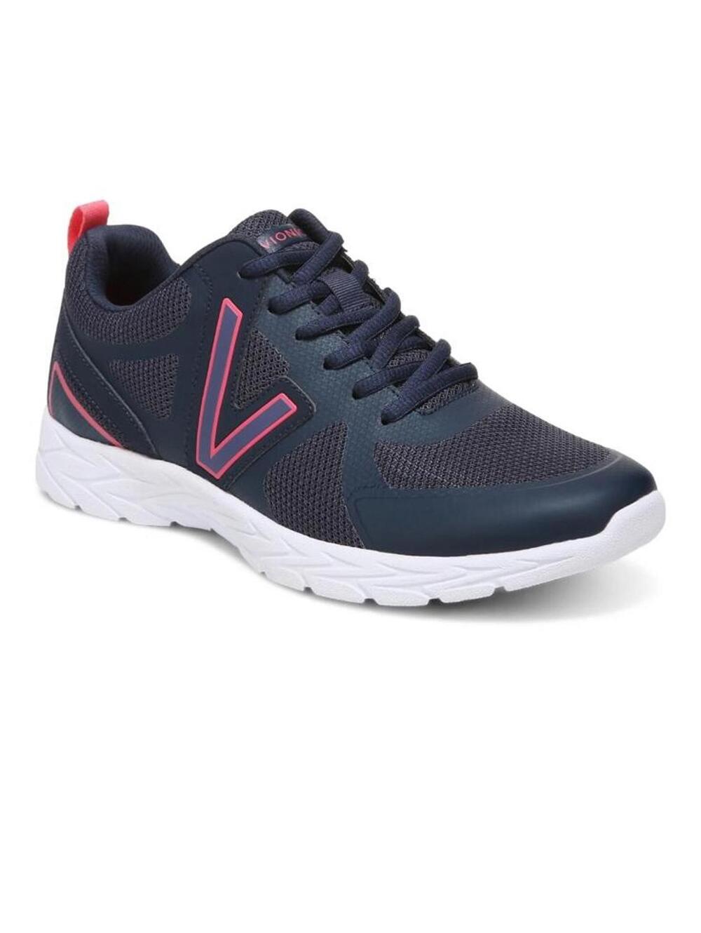 NWB Vionic Miles II Women's Walking Shoes Navy Pink Wide Size 5 - Picture 10 of 10
